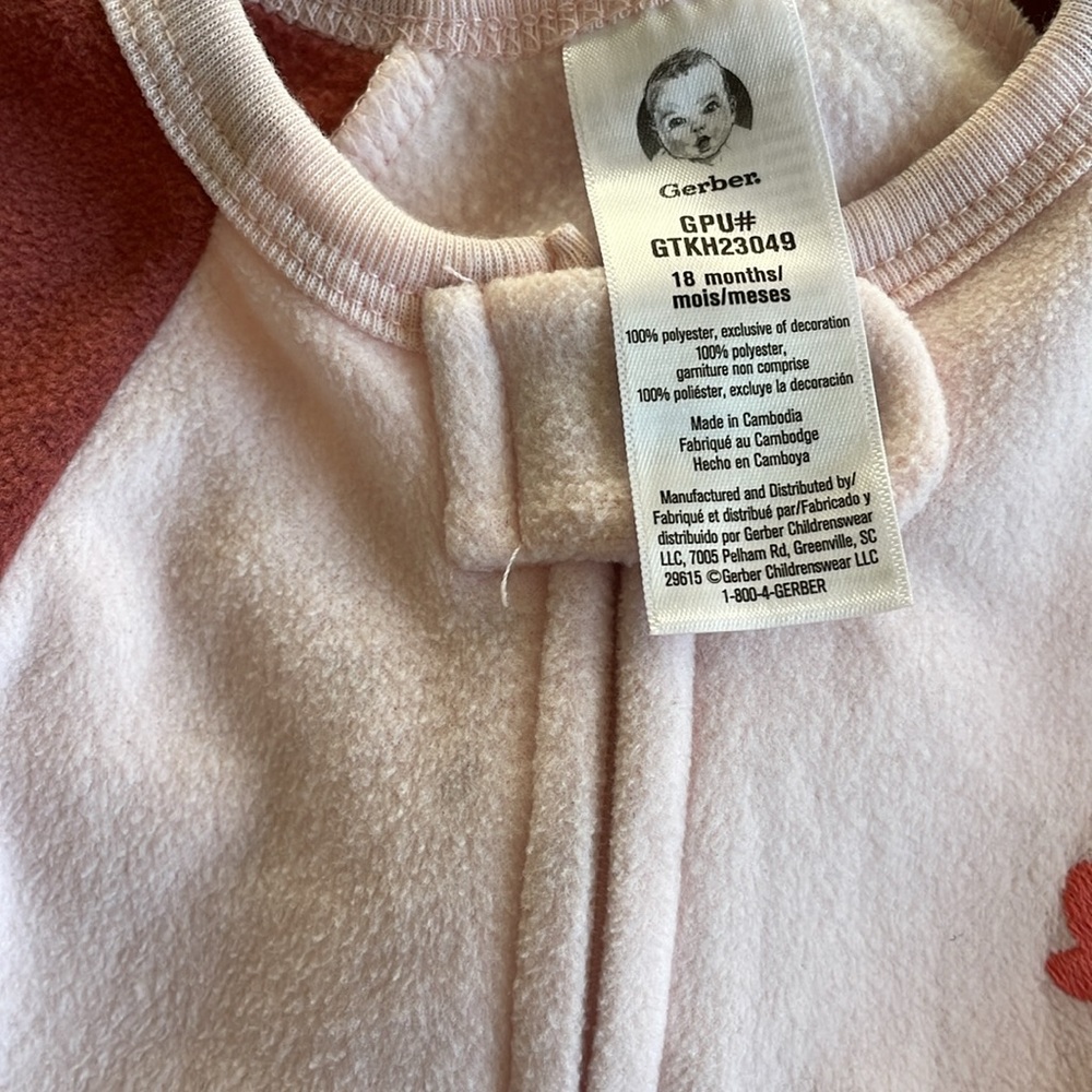 Set of 3 warm one piece sleepers - Picture 3 of 4